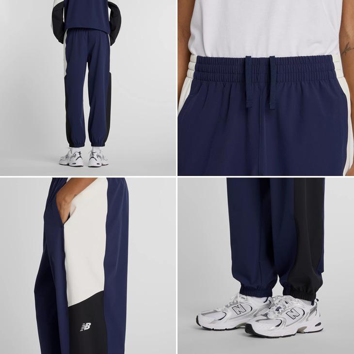 new balance ニューバランス トレーニング パンツ ナイロン 紺 XL New Balance（ニューバランス） トレーニングパンツ レディース