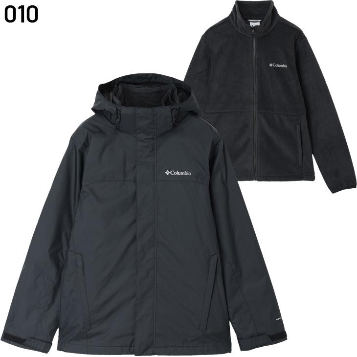 美品コロンビア防水透湿機能オムニテックColumbia3wayアウターM 濃紺 Columbia（コロンビア） 3WAY ジャケット メンズ ウォータータイト