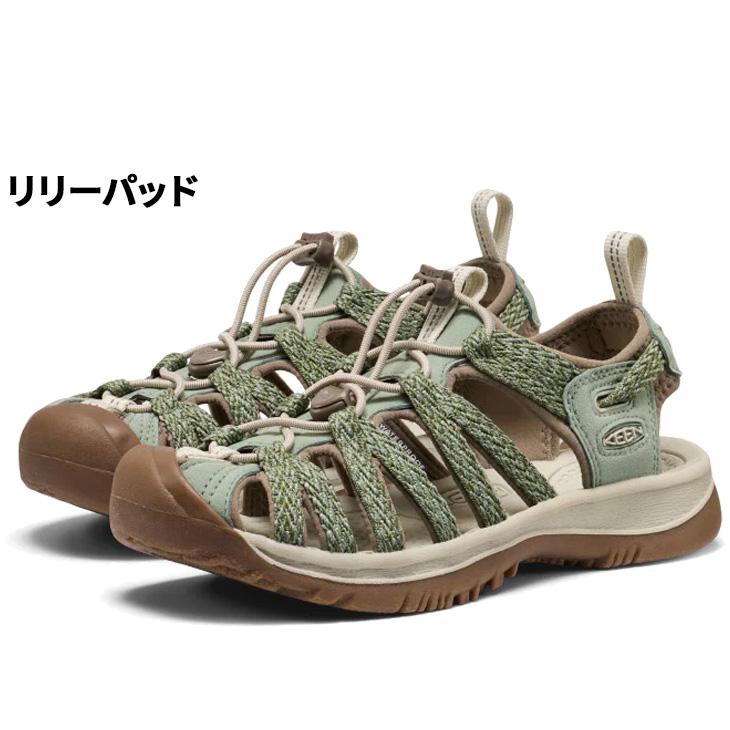 キーン レディース サンダル 水陸両用 KEEN ウィスパー WHISPER 女性用 スポーツサンダル スリッポン シューズ 靴 キャンプ タウンユース 街履き /WHISPERの画像