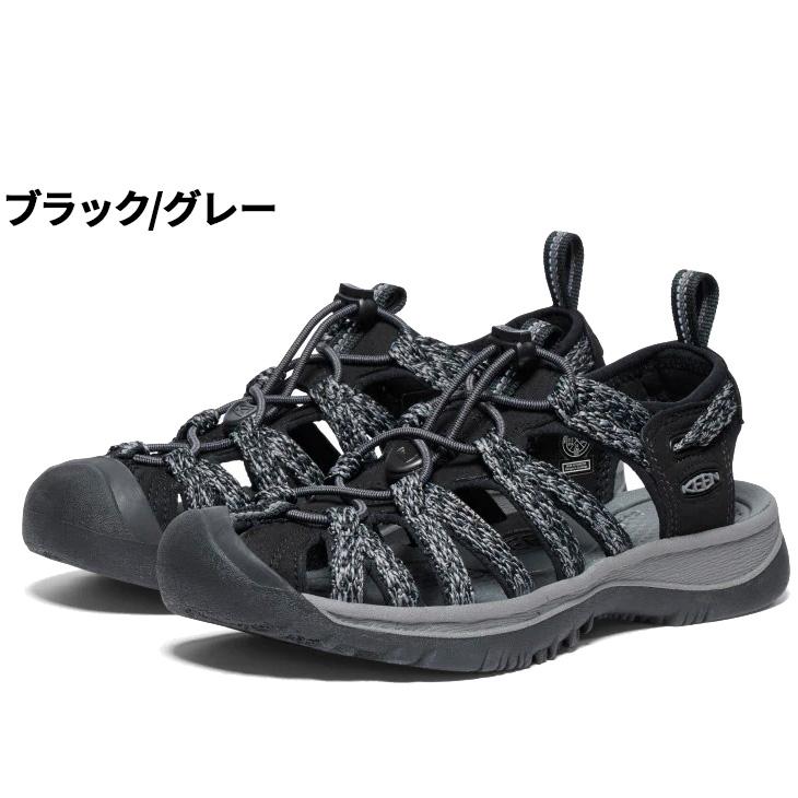 キーン レディース サンダル 水陸両用 KEEN ウィスパー WHISPER 女性用 スポーツサンダル スリッポン シューズ 靴 キャンプ タウンユース 街履き /WHISPERの画像