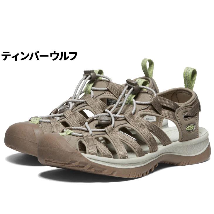 キーン レディース サンダル 水陸両用 KEEN ウィスパー WHISPER 女性用 スポーツサンダル スリッポン シューズ 靴 キャンプ タウンユース 街履き /WHISPERの画像