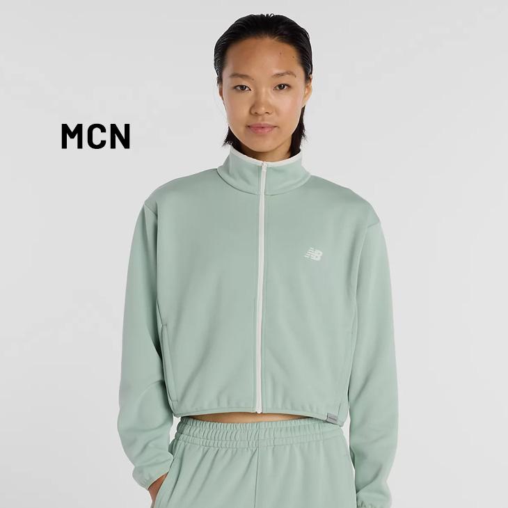 マークアンドロナ トラックジャケット レディース ジップアップ ハイネック 長袖 New Balance（ニューバランス） ジャージ レディース ニットトラック
