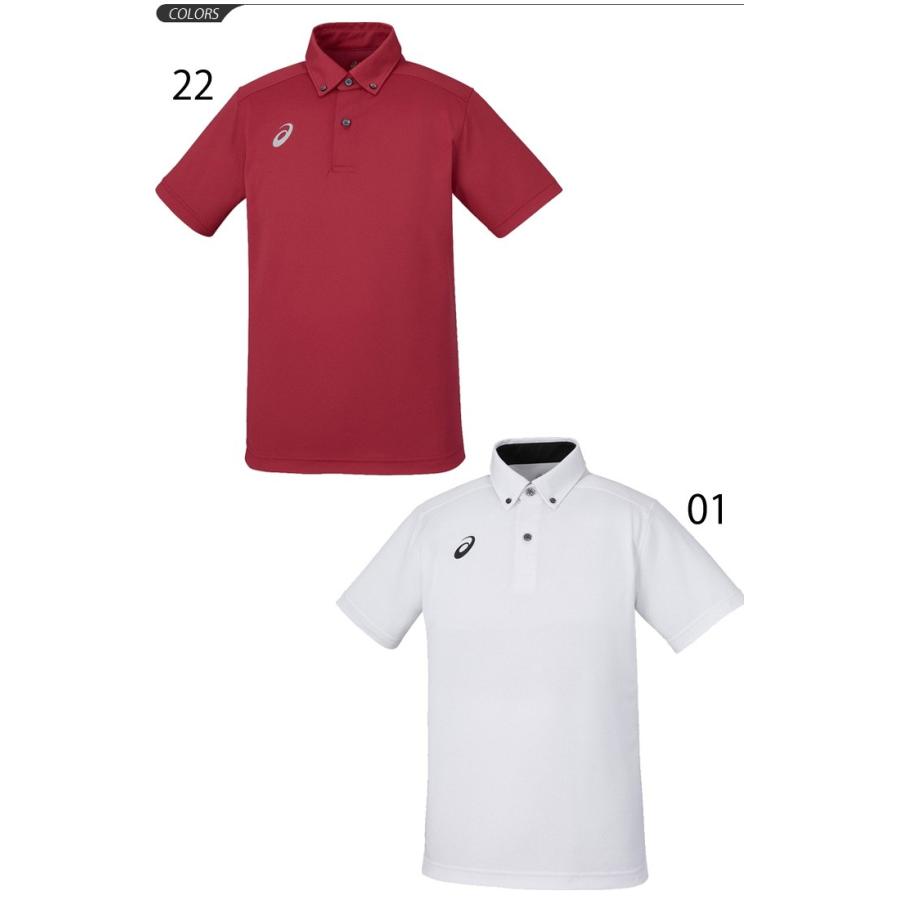 半袖シャツ ポロシャツ メンズ アシックス Asics ボタンダウンシャツ オールスポーツ ユニセックス ワンポイント クールビズ Xa61 取寄せ 返品不可 Apworld 通販 Paypayモール