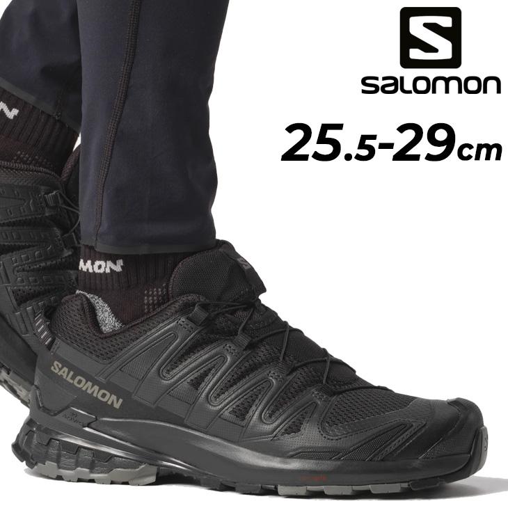 サロモン メンズ トレイルランニングシューズ 靴 SALOMON XA PRO 3D V9 トレイルシューズ ローカット バンジーレース ランニングシューズ 運動靴 トレラン アウトドアスポーツ メンズ スニーカー 男性用 運動靴 黒 大きいサイズ ブランド くつ/XAPRO3D-V9 SALOMON（サロモン） メンズ トレイルランニングシューズ 靴 SALOMON