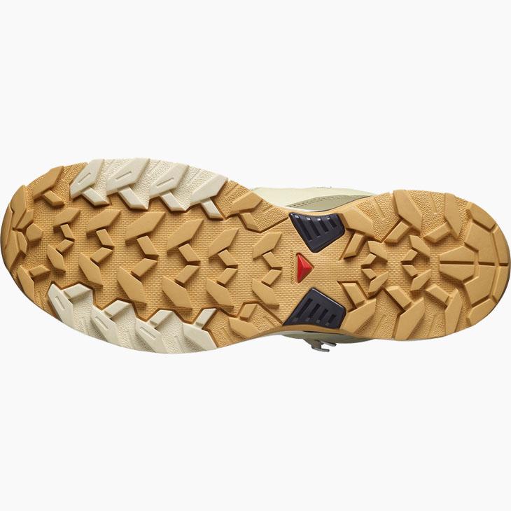 SALOMON アウトドアジャケット ベージュ サロモン ゴアテックス SALOMON サロモン アウトドアシューズ メンズ ゴアテックス X