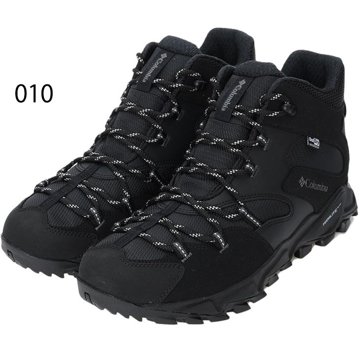 新品　Columbia ブラック ハイカットシューズ　24.0 Columbia 2025春夏新色追加 コロンビア スニーカー 防水 超軽量