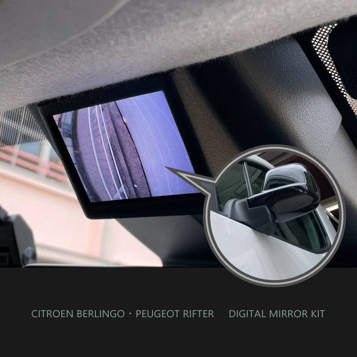 ┃ドライブレコーダー搭載 ┃デジタルミラーキット ┃ベルランゴ ┃リフター ┃ドブロ ┃MC後専用 ┃BRK9-DM1000II |  | 02