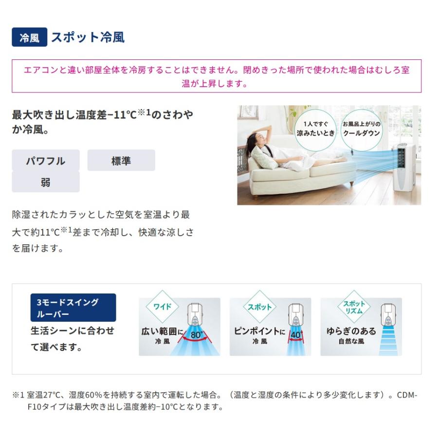 CORONA（コロナ） CDM-1026 どこでもクーラー 冷風・衣類乾燥除湿機