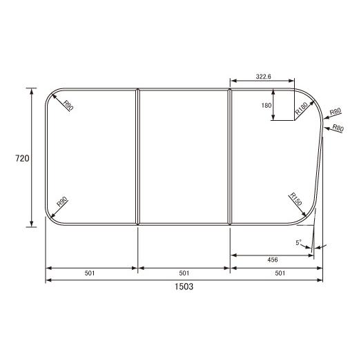 Panasonic（パナソニック） GKU74KF8NKS 断熱風呂フタ(組みフタ) : AQ