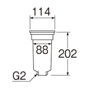 三栄水栓（SANEI） H65-50 カゴ付流し排水栓  キッチン用｜aq-planet｜02