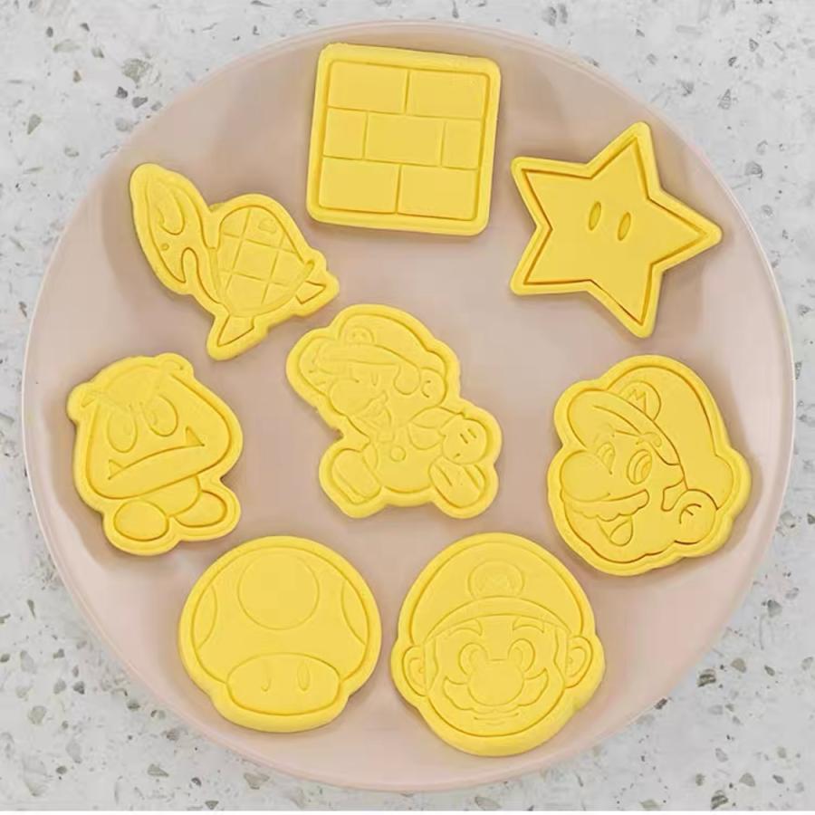 スーパーマリオ クッキー型 食パン型 抜き型 8点セット お菓子作り 可愛い バレンタイン Cookie Mario Aqcua Pesca 通販 Yahoo ショッピング