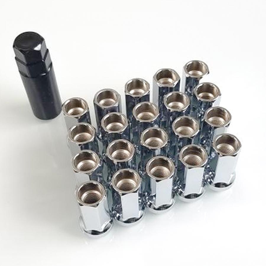 ホイールナット　レーシング ナット　貫通タイプ【メッキ】M12×P1.5　AQMF+ |  | 01