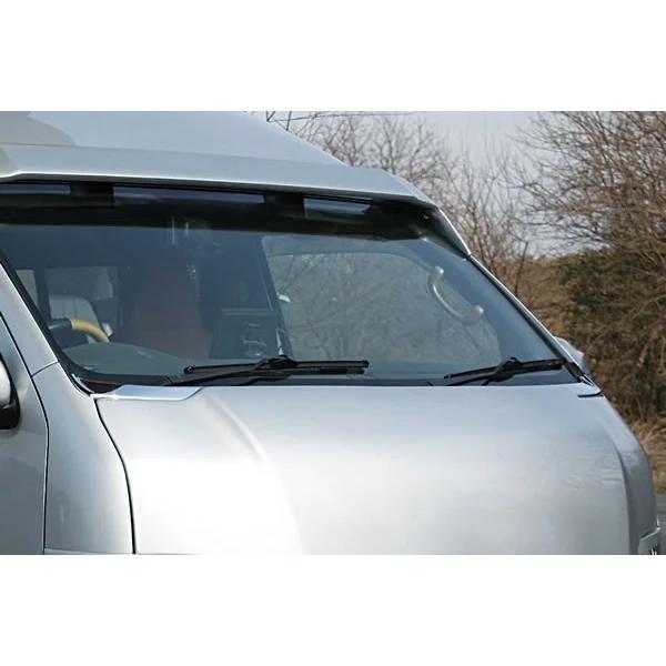 TOYOTA HIACE 200系 ワイド (4型) ワイパーガード (FRP) GARAGE VARY