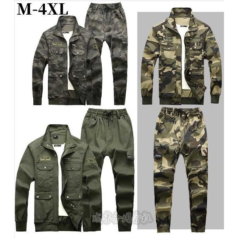 セットアップ メンズ 作業服 事務服 伸縮性 ミリタリー セットアップ メンズ 作業服 事務服 伸縮性 ミリタリー