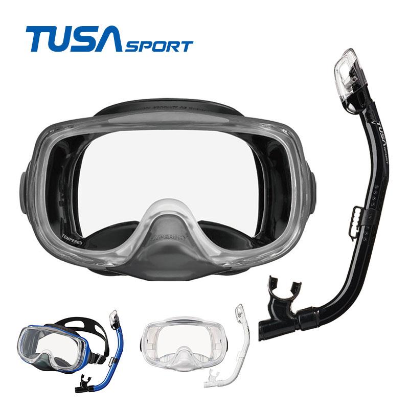 TUSA Sport シュノーケリングセット2点 大人用 UC0109 ツサスポーツ 