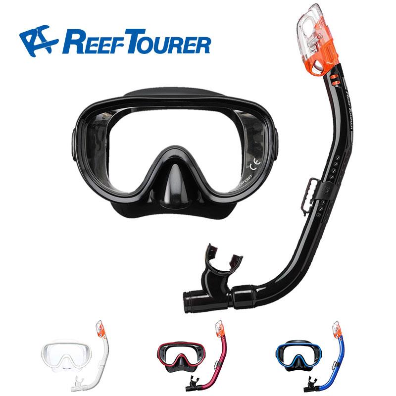 REEF TOURER シュノーケルセット 2点 リーフツアラー マスク＆ドライ