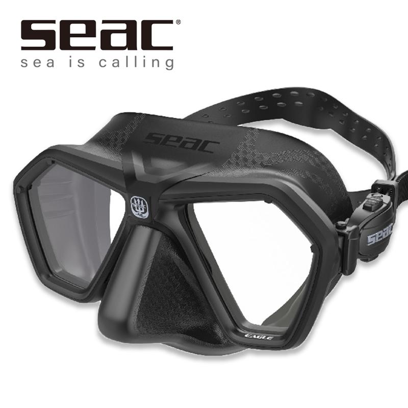 マスク 2021年ファッション福袋 SEAC シアック 最大88%OFFクーポン Eagle スキンダイビング スキューバダイビング スクーバ ダイビング スノーケリング スピアフィッシング シュノーケル