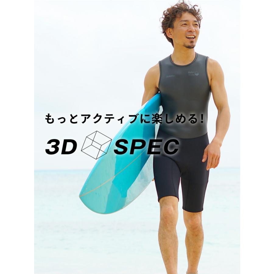 Hele i Waho（ヘレイワホ） ウェットスーツ ショートジョン メンズ