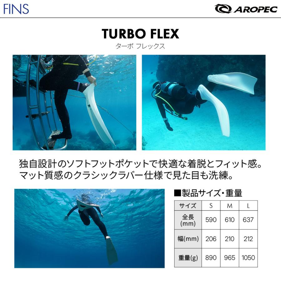 ダイビング 軽器材 3点セット アロペック PANORAMA STREAM TURBO FLEX