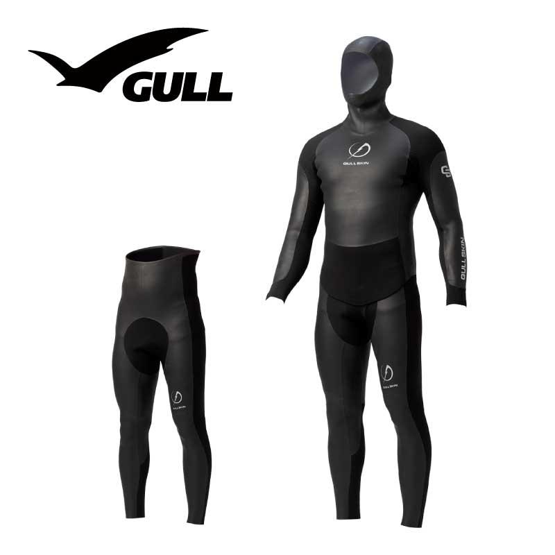 GULL / ガル 3mm アプネアフードジャケット & ロングパンツ フリー 