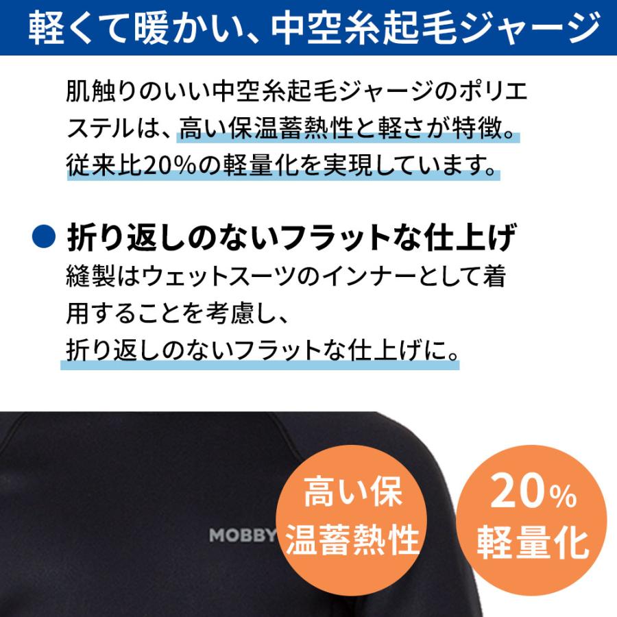 メンズ WARM PLUS ロングパンツ 1mm MOBBYS クロロプレン  あったか 温かい インナー 保温 軽量 速乾の画像
