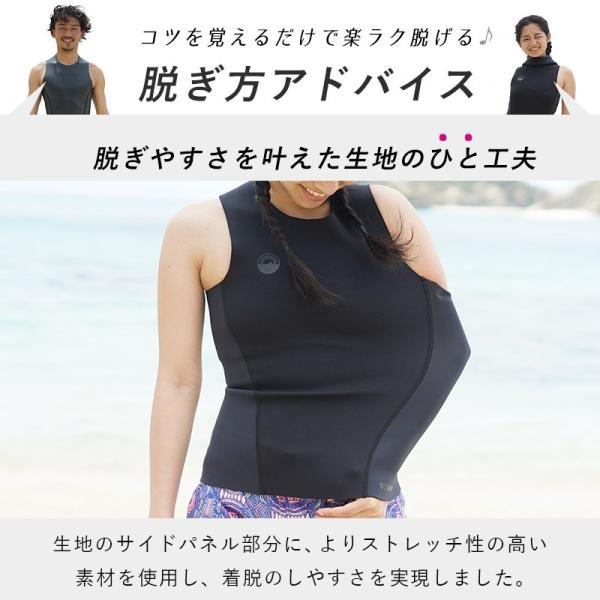 Hele i Waho（ヘレイワホ） ウエットスーツ ベスト2mm 男女兼用