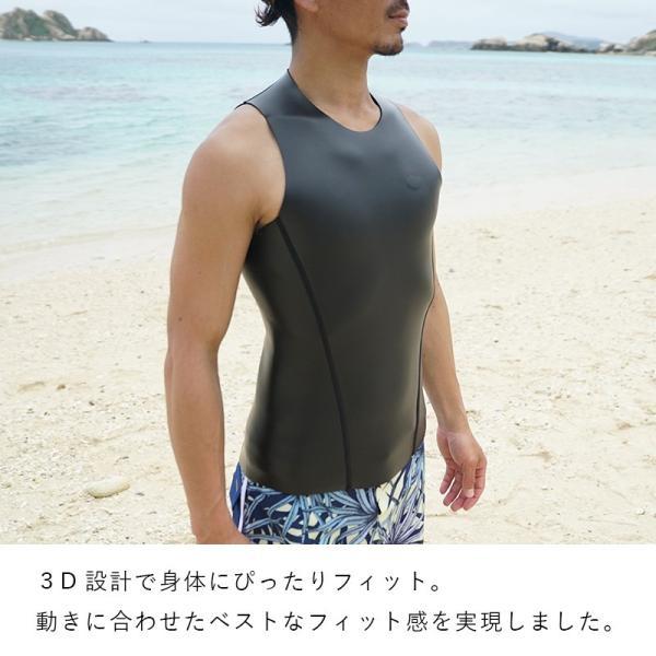 Hele i Waho（ヘレイワホ） ウエットスーツ ベスト2mm 男女兼用