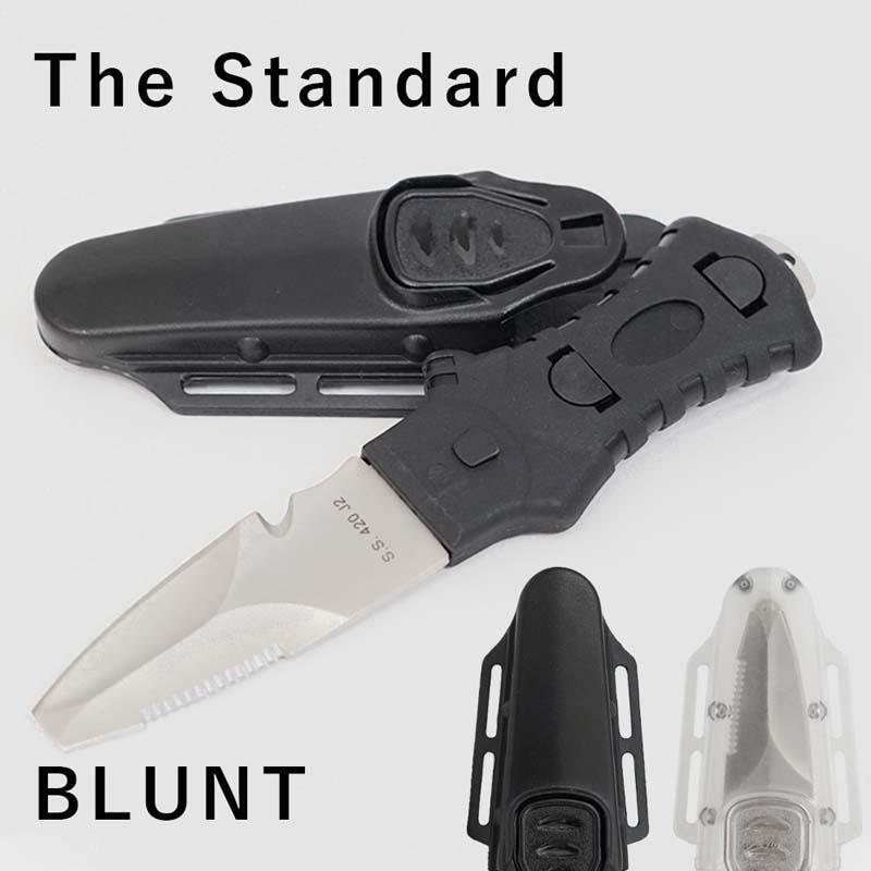 水中ナイフ ショート The Standard ザ・スタンダード ダイバー ナイフ 420 ステンレス ダイビング  パーツ アクセサリー｜aqrosnetshop