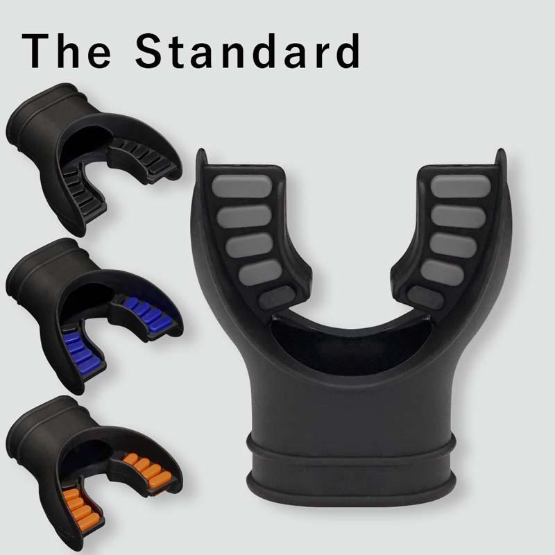 マウスピース グリップパッドマウスピース The Standard ザ・スタンダード シリコン ダイビング  パーツ アクセサリー｜aqrosnetshop