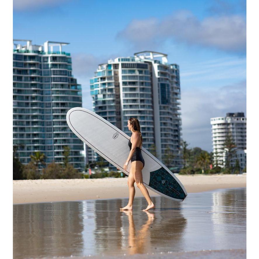 ロングボード AQSS SURFBOARDS VINTAGE LOG9'6 元ロング世界チャンプ