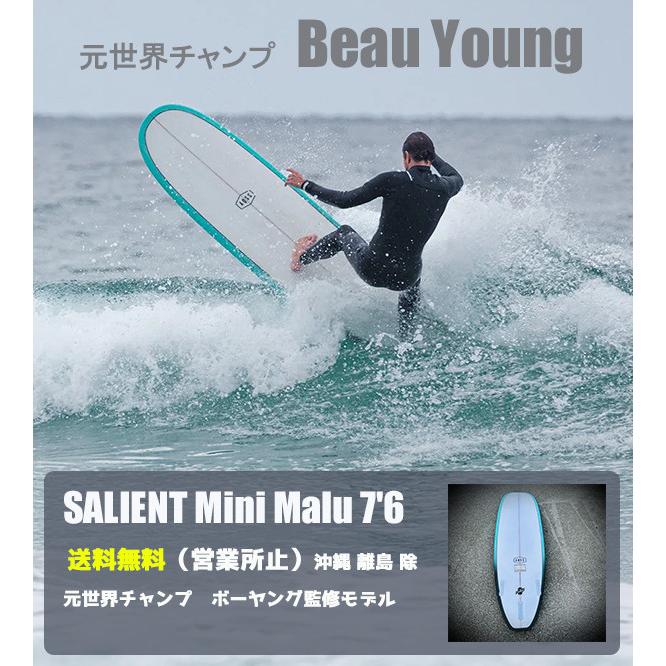 ミッドレングス AQSS SURFBOARDS Salient MiniMal 7'6 元世界チャンプ