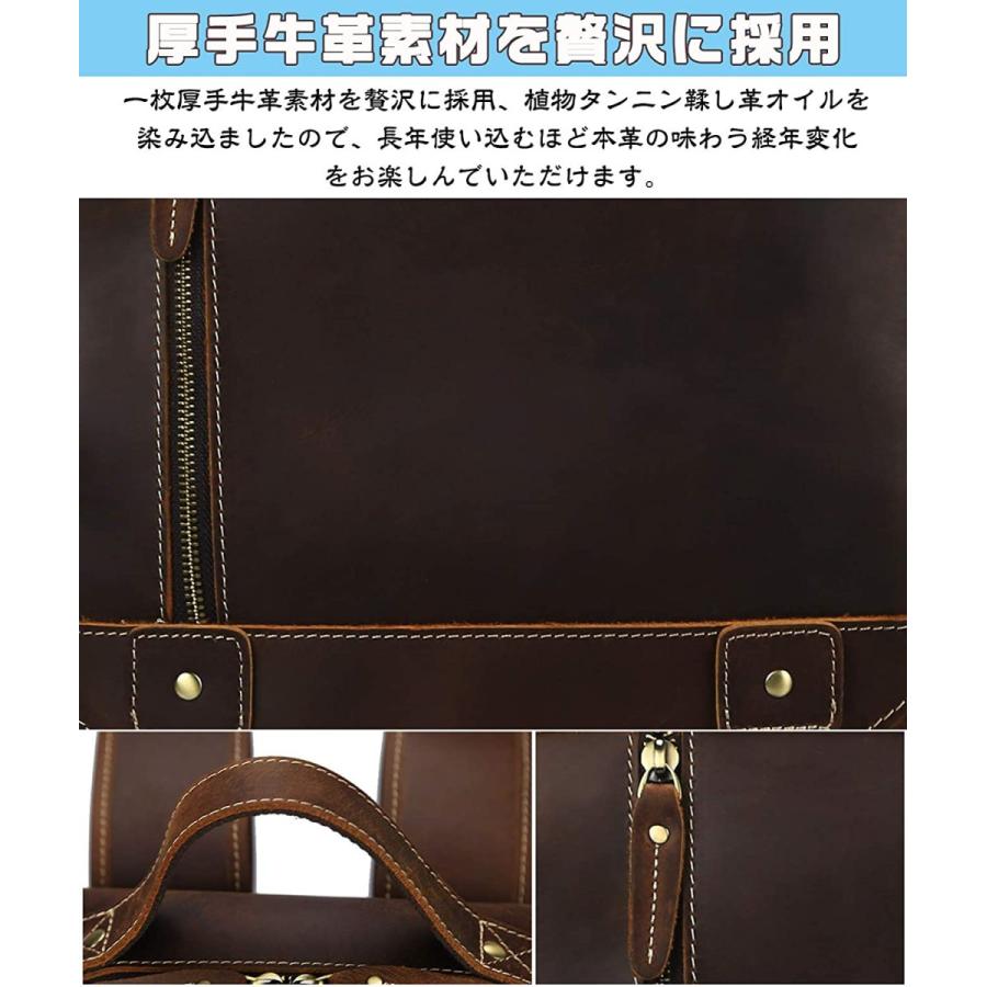 最新情報 Lannsyne リュックサック 本革 メンズ バックパック 超大容量 2way 対応 15インチpc ビジネスリュック 1泊2日 出張 絶対一番安い Euroimpex Lv