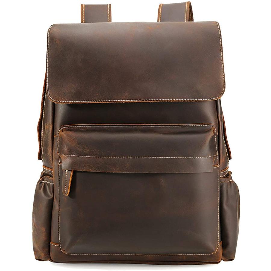 34 割引豪華で新しい ビジネスリュック本革メンズリュックバックパック大容量a4対応16インチpcipadリュックサック1泊2日出張旅行 通勤通学通気性パソコン鞄 メンズバッグ メンズバッグ シューズ 小物 Urbanfarminginstitute Org