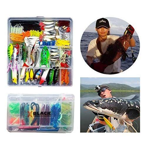 釣りルアーセット 釣具セット 347個 ソフトルアー ハードルアー ワーム フライ ケース付き 多種類 釣り初心者に 347本 Aqua Collection 通販 Yahoo ショッピング