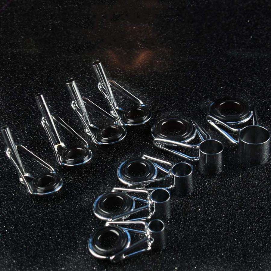 36点セット 釣竿 トップガイド ロッドガイド アイリング 釣り竿 穂先 ロッドガイド ロッドの修理 セラミックリング ステンレス 釣り竿 Aqua Collection 通販 Yahoo ショッピング