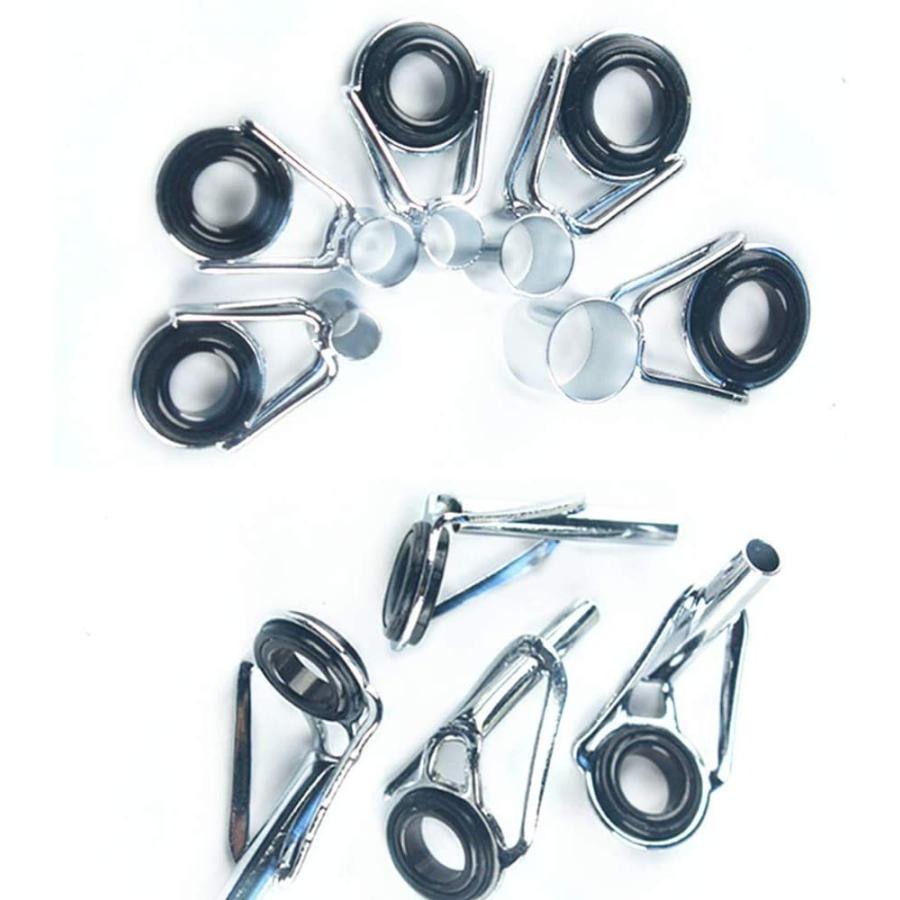 36点セット 釣竿 トップガイド ロッドガイド アイリング 釣り竿 穂先 ロッドガイド ロッドの修理 セラミックリング ステンレス 釣り竿 Aqua Collection 通販 Yahoo ショッピング