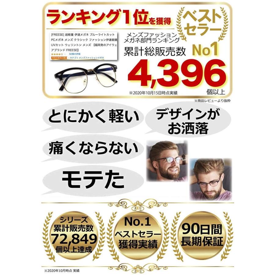 新作 大人気 Freese 超軽量 伊達メガネ クラシック ファッション伊達眼鏡 ブルーライトカット Uvカット Pcメガネ ウェリントン メンズ Materialworldblog Com