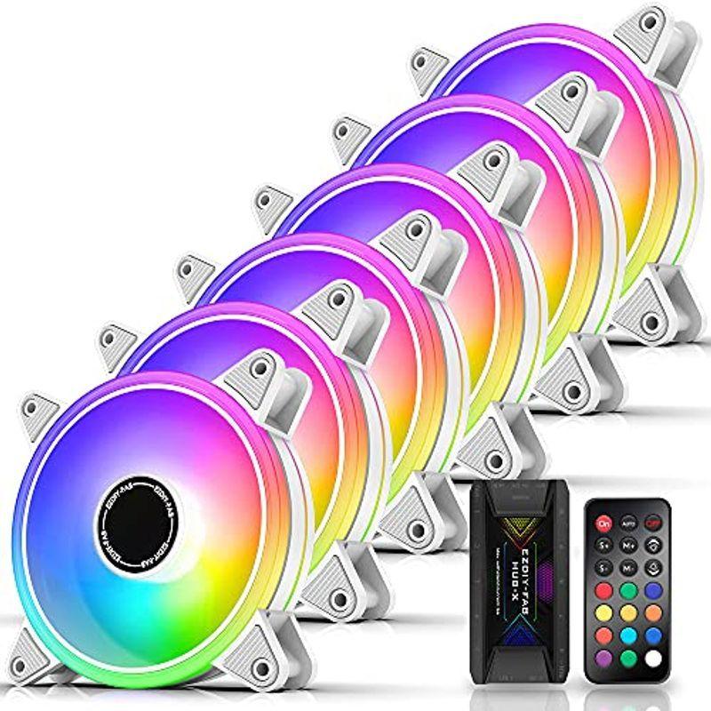 EZDIY-FAB 120mm RGB ホワイトPCケースファン マザーボードAura 同期 6PIN リモコンによる速度制御 高性能 ファ :20211006014230-00081:aqua collection - 通販 - Yahoo!ショッピング EZDIY-FAB 120mm RGB ホワイトPCケースファン マザーボードAura 同期 6PIN リモコンによる速度制御 高性能 ファ :20211006014230-00081:aqua collection - 通販 - Yahoo!ショッピング