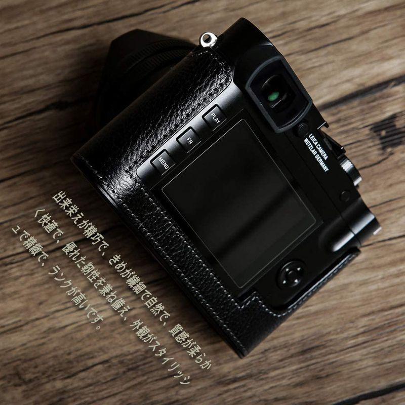 購入の正規品 PEN ライカ Leica ブラック Q2 + メタルベース + 本革