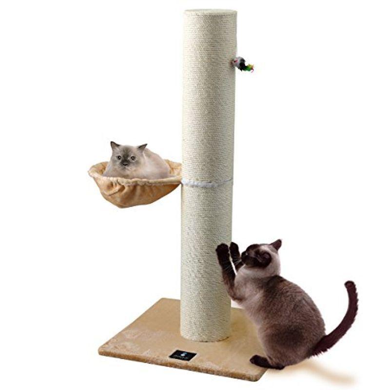 人気の春夏 キャットツリー つめとぎ 猫爪とぎポール Ottostyle Jp 据え置き ベージュ 極太 直径約cm 1cmロングタイプ 猫用品 Oyostate Gov Ng