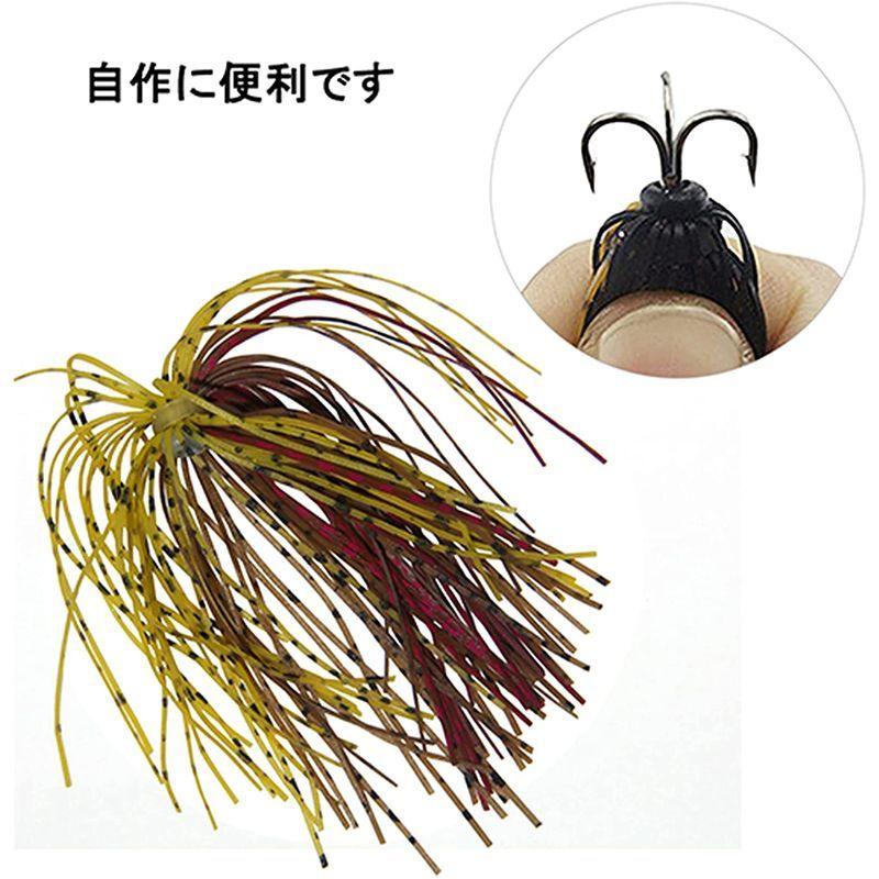 Shaddock シリコンラバースカート タイラバ スモラバ ラバージグ タイイング材料 ルアー自作 24束 50本撚り チューブ付 多色セ Aqua Collection 通販 Yahoo ショッピング