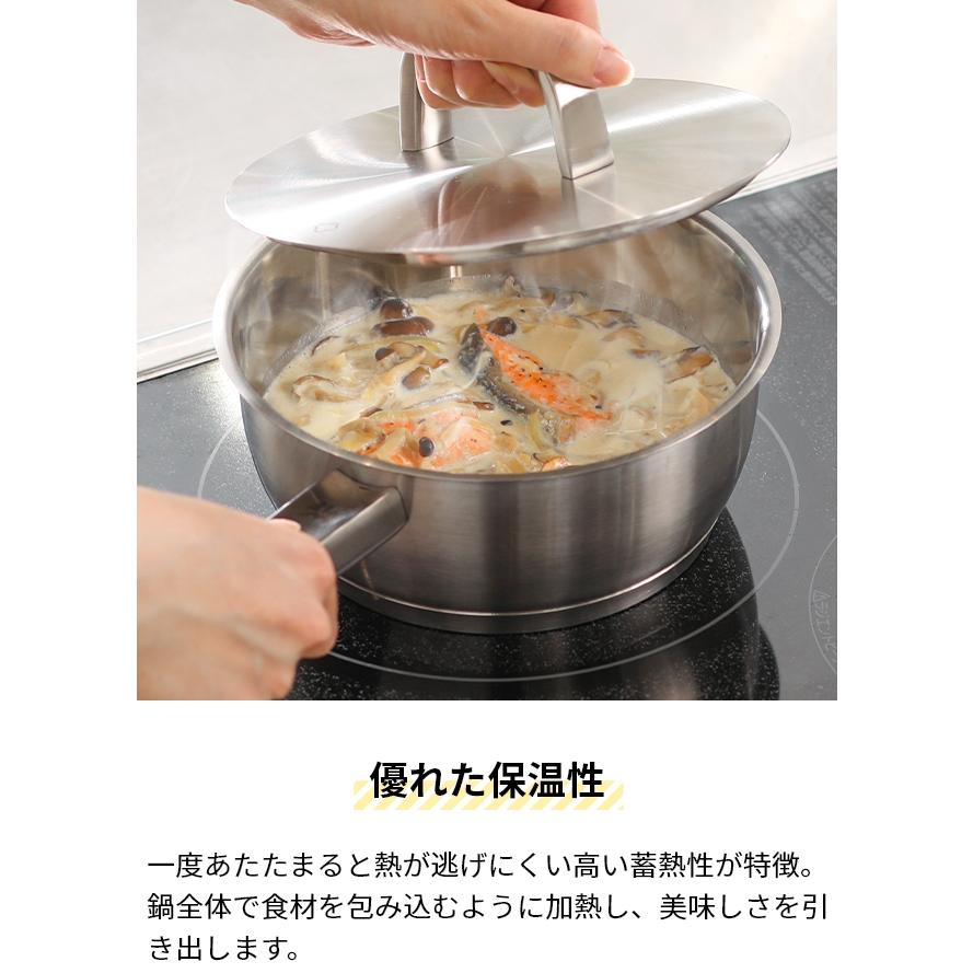 ヴェーエムエフ 選べる豪華特典 片手鍋 アイコニック ソースパン 18cm ステンレス鍋 ソースパン 調理鍋 18cm おしゃれ ステンレス 卓上 ガス火 ih 多層鍋の画像
