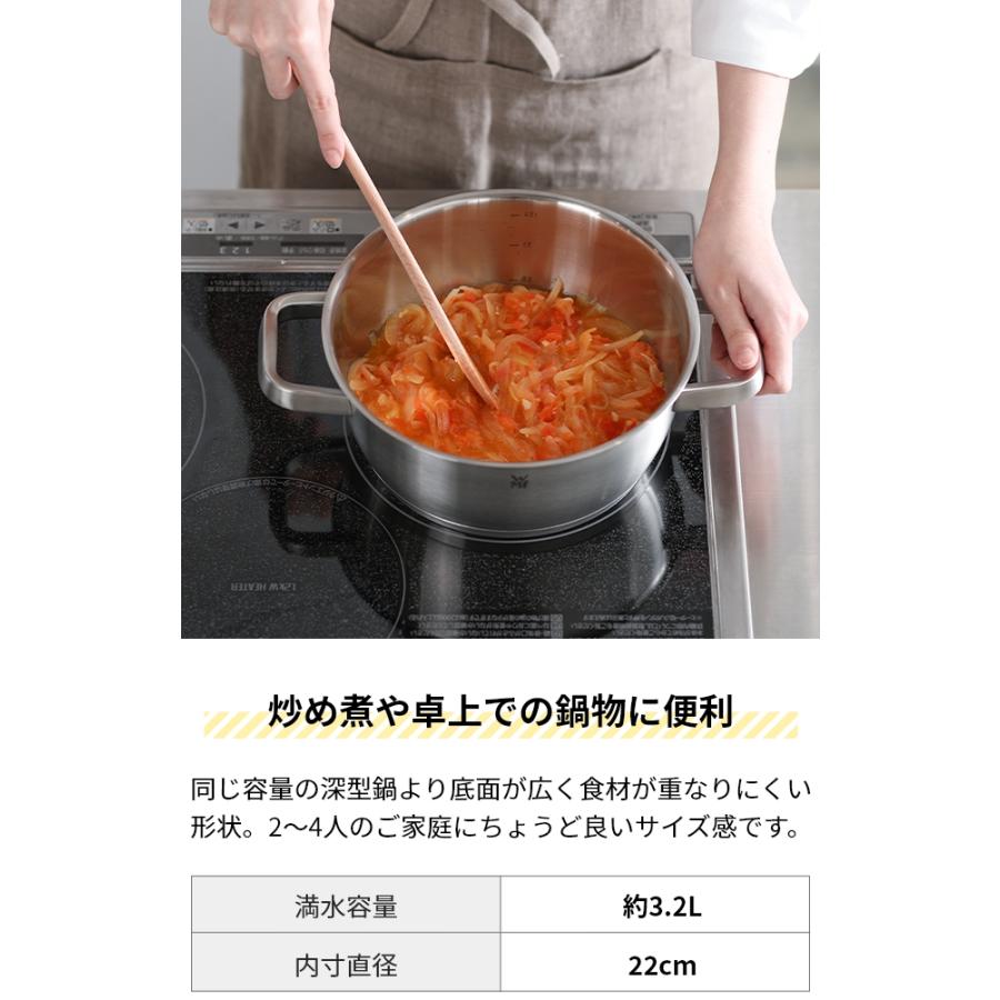 WMF（ヴェーエムエフ） 選べる豪華特典 両手鍋 アイコニック ロー