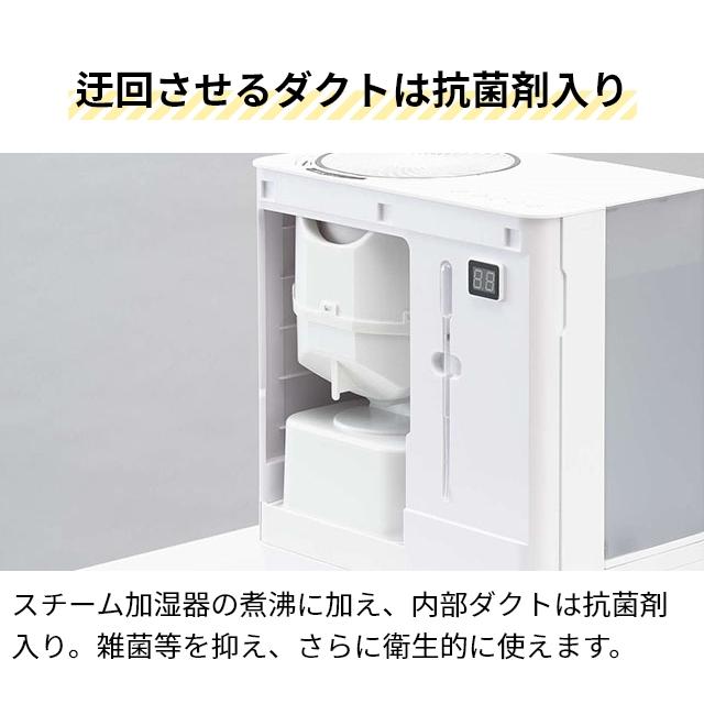 サンカ 選べる豪華特典 加湿器 サーキュレーター付きパワースチーム加湿器 SSH-8000 加湿機 スチーム式加湿器 スチーム式加湿機 サーキュレーター｜aqua-inc｜11