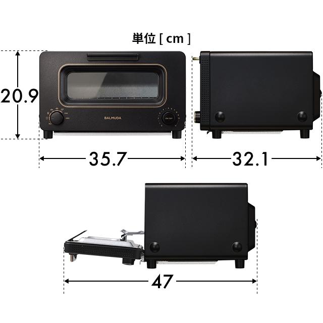 BALMUDA トースター ブラック 2018年製 BALMUDA The Toaster 無料ラッピング 正規品 バルミューダ トースター