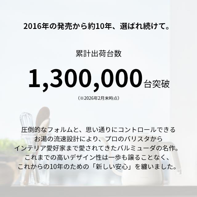 【湯もれ防止新型】電気ケトル バルミューダ ザ・ポット 正規品 ケトル 電気ポット ドリップケトル コンパクト おしゃれ 細口 コーヒー 珈琲 ハンドドリップ | BALMUDA The Pot | 10