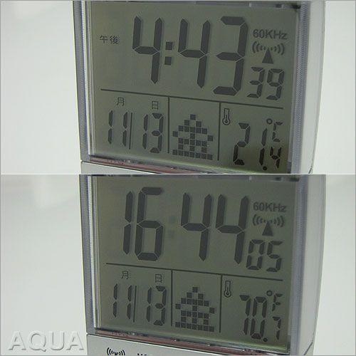 誠時 RCイルミネーションクロック 温度計・スヌーズ機能付