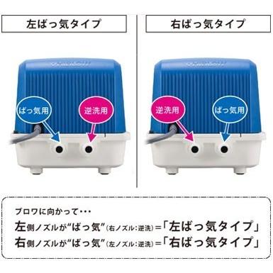 テクノ高槻 DUO-60 エアーポンプ 省エネ 浄化槽ブロワー 浄化槽エアーポンプ 浄化槽ブロアー ブロワー 【3年保証付】の画像