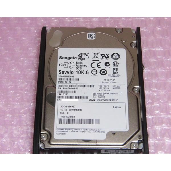 富士通（FUJITSU） A3C40166987(ST600MM0006) SAS 600GB 10K 6G 2.5