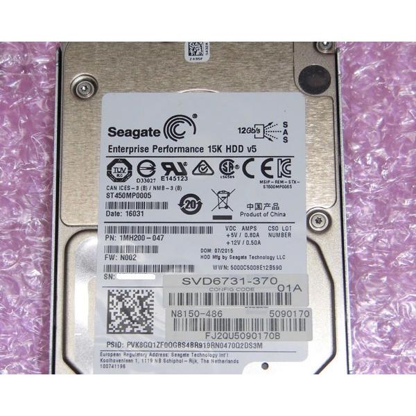 NEC N8150-486 SAS 450GB 15K 2.5インチ 中古ハードディスク NEC N8150-486 SAS 450GB 15K 2.5インチ 中古ハードディスク